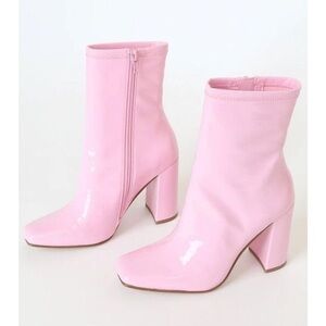 Pink Women's Ankle Boots